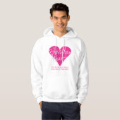 Zegen uw hart mannen hoodie (Voorkant volledig)