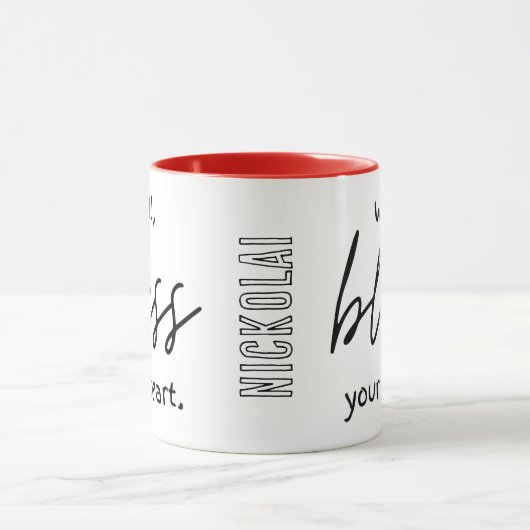 Zegen uw hart Mok (Midden)