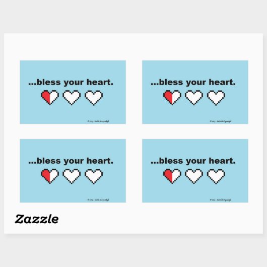 "Zegen uw hart" Sticker (Vel)