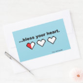 "Zegen uw hart" Sticker (Envelop)