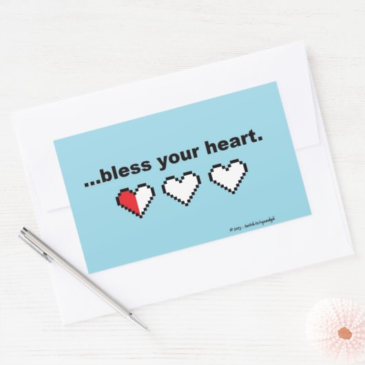 "Zegen uw hart" Sticker (Envelop)