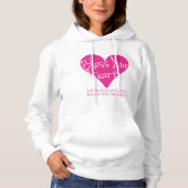 Zegen uw hart vrouwen hoodie (Voorkant)