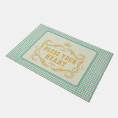 Zegen uw hart Zuidelijke Quote Deurmat (Schuin)