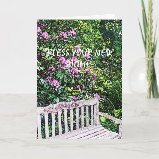 ZEGEN UW NIEUW HUIS KAART (Voorkant)