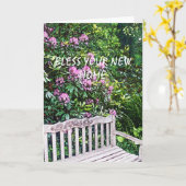 ZEGEN UW NIEUW HUIS KAART (Gele Bloem)