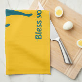 Zegen uw puinhoop keukenhanddoek (Quarter Fold)