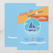 Zegen van de Fleet Party uitnodiging (Voorkant / Achterkant)