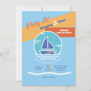 Zegen van de Fleet Party uitnodiging