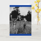 Zegen van de Kaart van Vaderdag van de God (Gele Bloem)