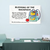 Zegen van de Rugzakken Banner | Moed, (Beurs)