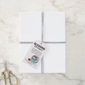 Zegen van de rugzakken cadeaulabel (Met Touw)