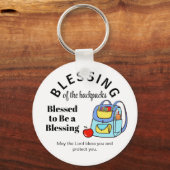 Zegen van de rugzakken Gezegend om een zegen te zi Sleutelhanger (Voorkant)