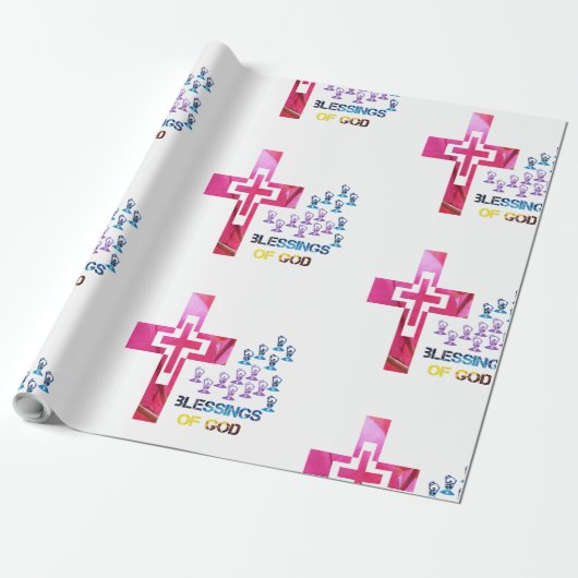 zegen van God Cadeaupapier (Uitgerold)