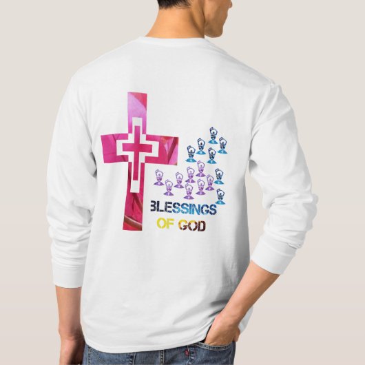 zegen van God T-shirt (Achterkant)