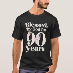 Zegen van God voor 90 jaar T-shirt