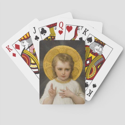 Zegen van Jezus Pokerkaarten (Achterkant)