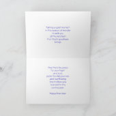 Zegen voor het nieuwe jaar feestdagen kaart (Binnen)