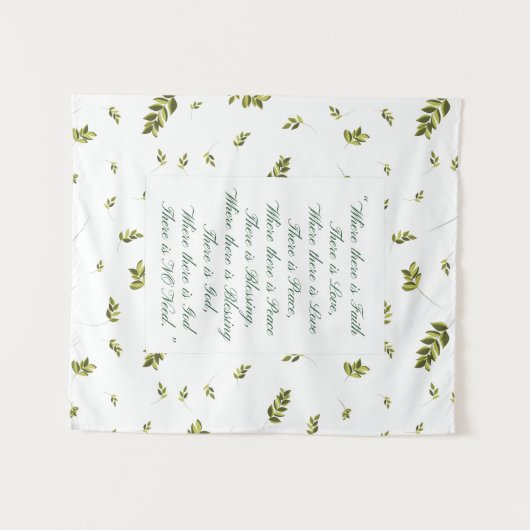 Zegen voor het Thuis Wandkleed (Voorkant (horizontaal))