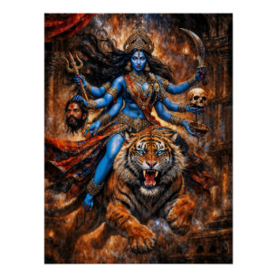 Zegenaar van zegeningen Godin Kali Perfect Poster