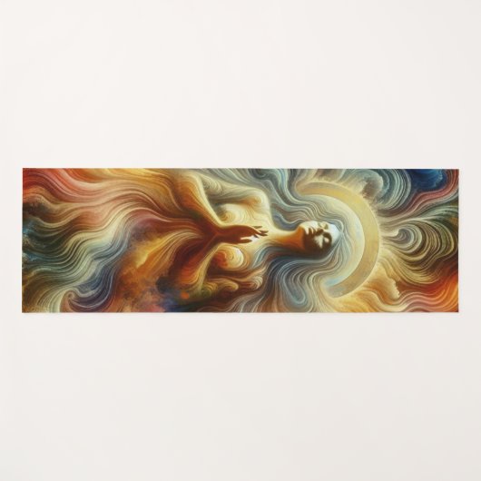 Zegening in stilte yogamat (Voorkant (horizontaal))