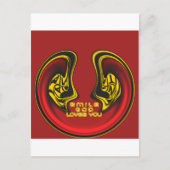 Zegening van Boven: Gods Liefde Spirituele Groet Briefkaart (Voorkant)