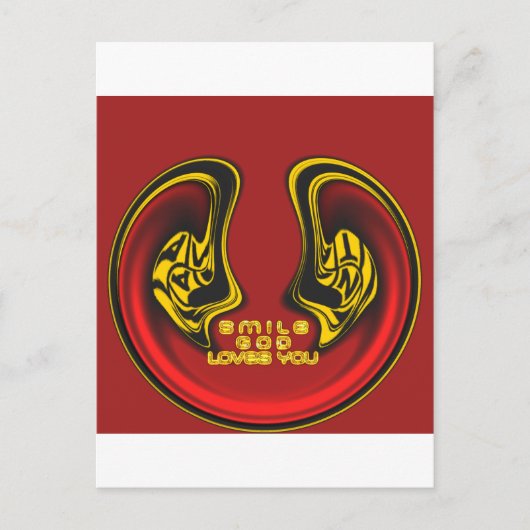 Zegening van Boven: Gods Liefde Spirituele Groet Briefkaart (Voorkant)