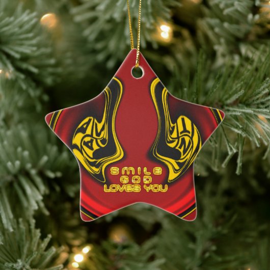 Zegening van Boven: Gods Liefde Spirituele Groet Keramisch Ornament (Boom)