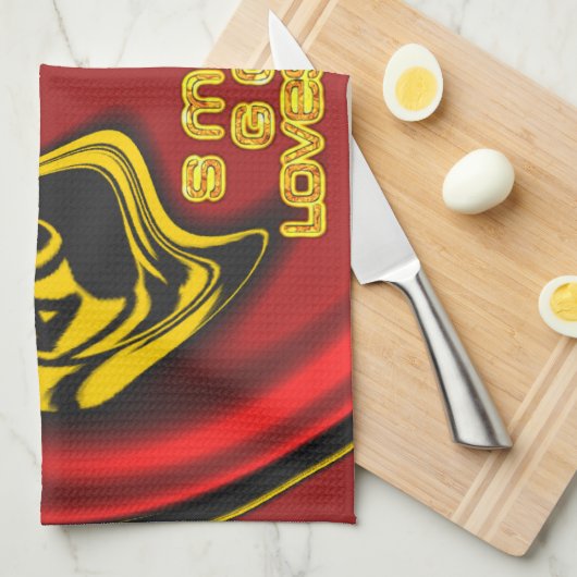 Zegening van Boven: Gods Liefde Spirituele Groet Theedoek (Quarter Fold)