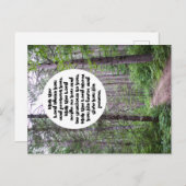 zegening van de noordelijke Bossen Briefkaart (Voorkant / Achterkant)