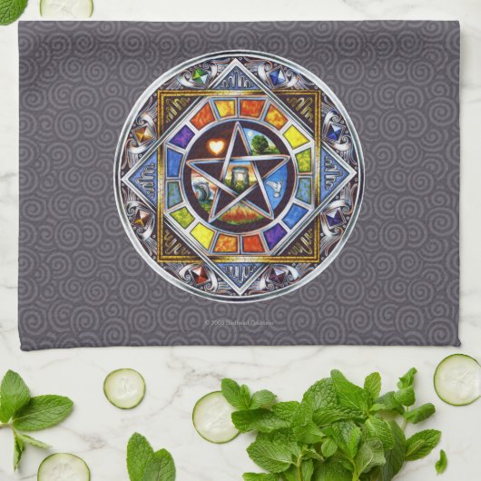 Zegening van Elementen Keuken Handdoek (Gevouwen)