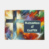 Zegeningen bij Pasen Monogram | Deurmat (Voorkant)