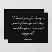 Zegeningen: een hartelijke dank je wel briefkaart (Voorkant / Achterkant)