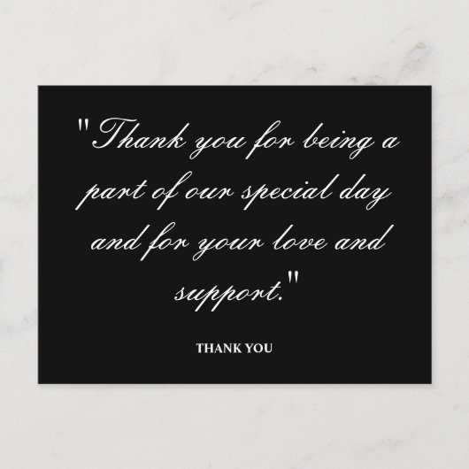 Zegeningen: een hartelijke dank je wel briefkaart (Voorkant)