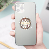 Zegeningen Elegante Notenkraker Sticker (Telefoon)