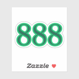 Zegeningen Engel Nummer 888 Sticker