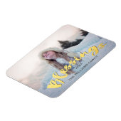 Zegeningen Faux Goud Script Vakantie Kerstmis Foto Magneet