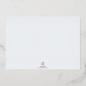 Zegeningen Folie Kerstmis Kaart (Achterkant)