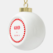 Zegeningen Keramische Bal Ornament (Rechts)