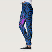 ZEGENINGEN MET ZONNIGE STRECH BLUE LEGGINGS (Links)