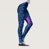 ZEGENINGEN MET ZONNIGE STRECH BLUE LEGGINGS (Rechts)