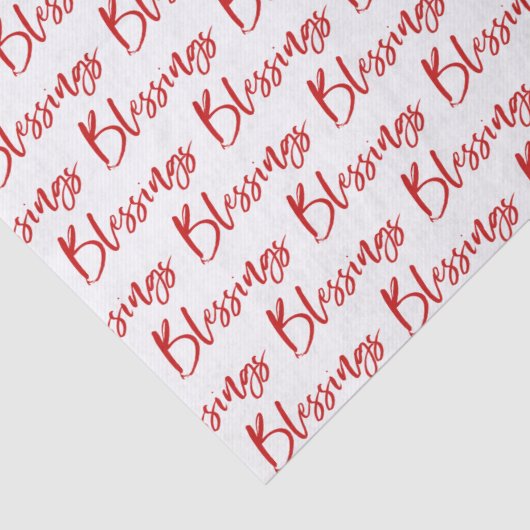 Zegeningen Moderne Christelijke Kerstmis Tissuepapier (Detail)