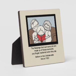 Zegeningen om je heen fotoplaat