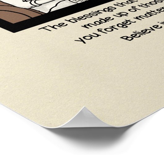 Zegeningen om je heen poster (Hoek)