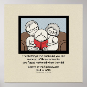 Zegeningen om je heen poster