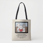 Zegeningen om je heen tote bag (Voorkant)