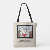 Zegeningen om je heen tote bag (Achterkant)