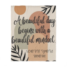 ZEGENINGEN ONTWERP OP fleece deken