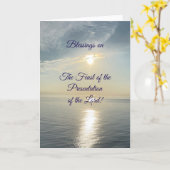 Zegeningen op het Feest van de Presentatie, Kaart (Gele Bloem)