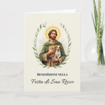 Zegeningen op het Feest van Sint-Rochus Aquarel