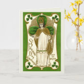 Zegeningen op St Patrick's Day - Kaart (Gele Bloem)